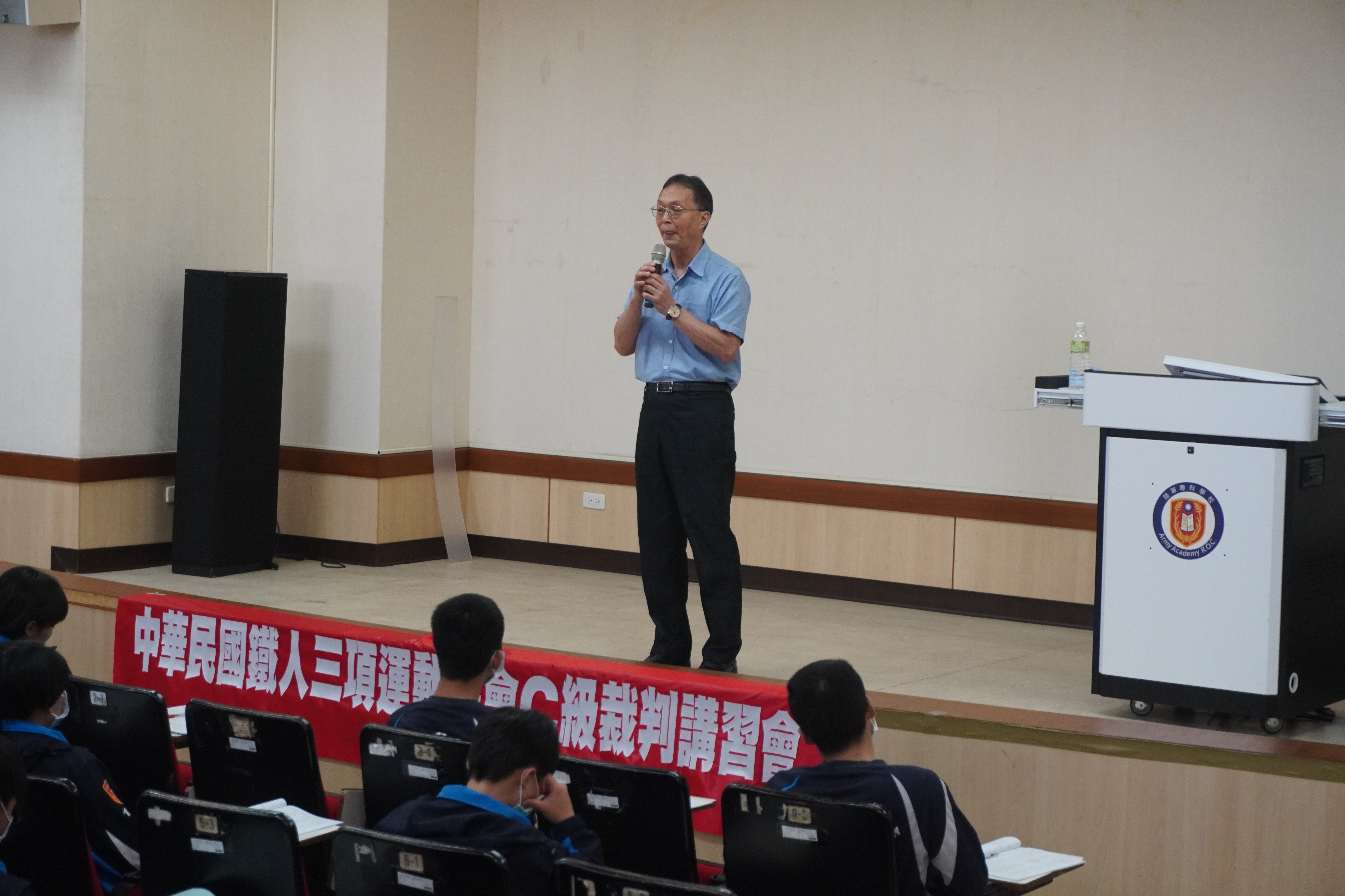 中華民國鐵人三項協會劉玉峯理事長開幕致詞