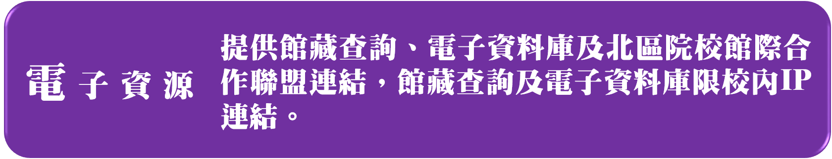 電子資源連結及說明