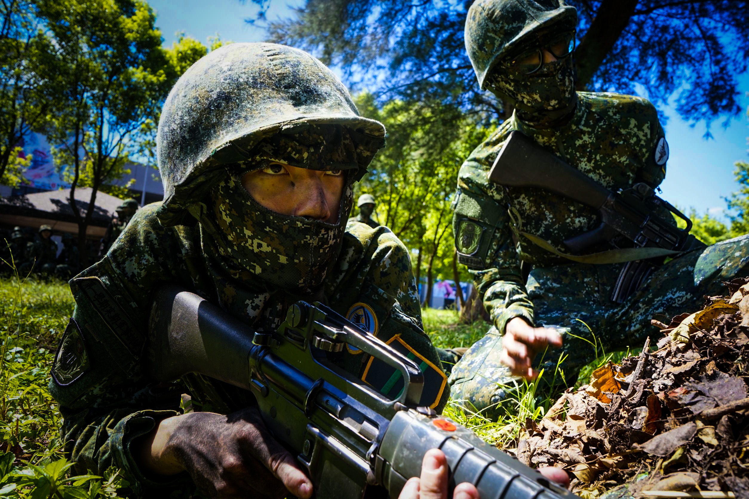 陸軍專科學校專19期於暑期訓練實施隱蔽課程