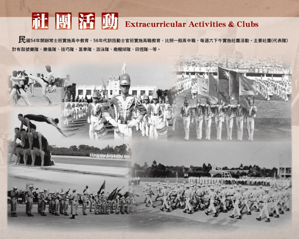 自民國56年起每周實施社團活動
